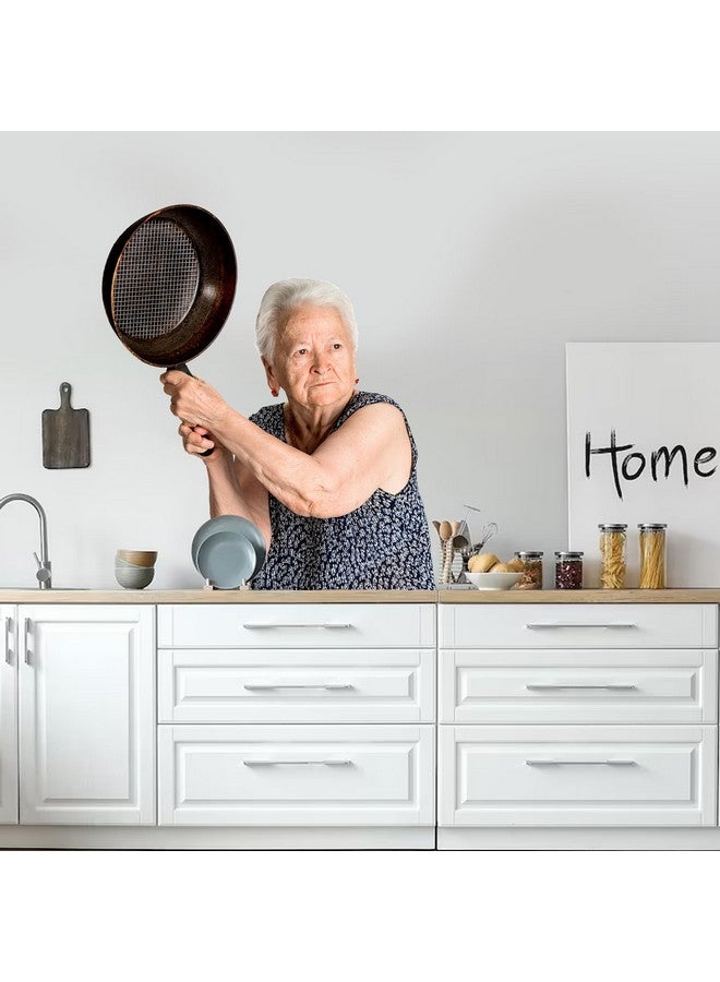 iinuu Senior Woman with Pan Wall Sticker, Old Lady Wall Decal - Image 3