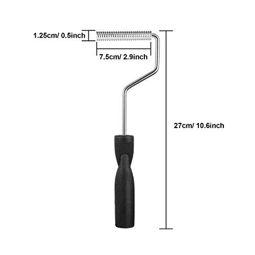BBTO أداة بابل باديل ليفربول الألياف الزجاجية لفة فقاعات رأس الألمنيوم للقالب راتنج مركب (3 بوصة) - Image 2