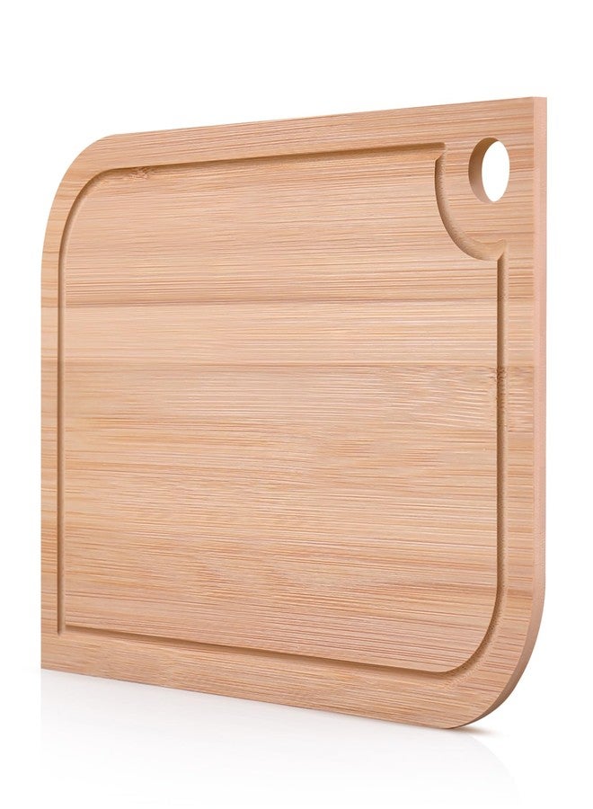 LorisArm 11.5"x 8" Small Bamboo Wood Cutting Board, Lightweight Wooden Fruit Cutting Board for Home. - Image 1
