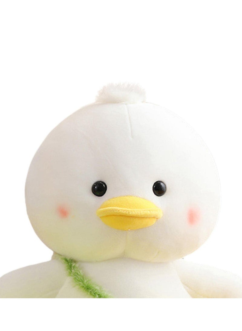 Green Banana Duck Hat Plush Toy, Banana Duck Stuffed Animal, Soft Fluffy Peel Banan Duckling Hugging Cushion Decor for Girls And Boys Hugging Pillow Gifts for Kids (25cm)  - Image 2