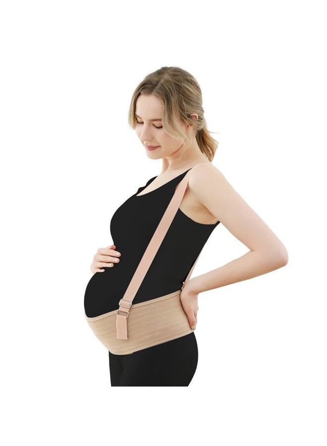 Reidio Maternity Belt Belly Bands for Pregnant Women Pregnancy Belly Support Band Relieve Back & Waist & Pelvic Pain Adjustable Size with Back Brace ​Straps - Image 1