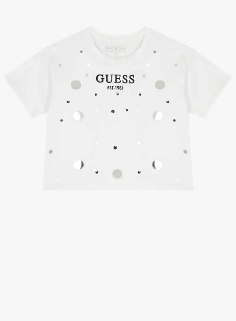GUESS Youth Graphic Crew Neck T-Shirt
