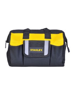 Stanley Soft Side Open Mouth Tool Bag Black and Yellow 12 Inch STST512114  - Image 1