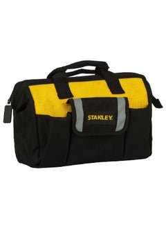Stanley Soft Side Open Mouth Tool Bag Black and Yellow 12 Inch STST512114  - Image 2