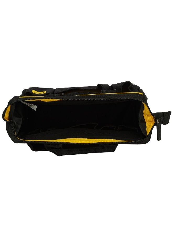 Stanley Soft Side Open Mouth Tool Bag Black and Yellow 12 Inch STST512114  - Image 5