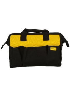 Stanley Soft Side Open Mouth Tool Bag Black and Yellow 12 Inch STST512114  - Image 3