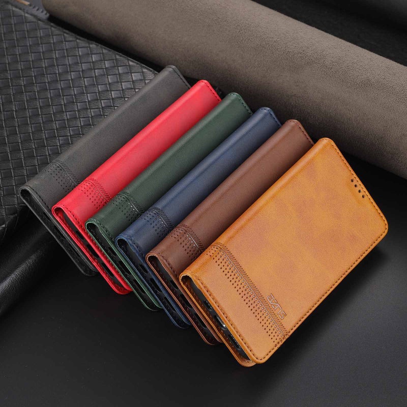 غطاء MagSafe بTPU باللون بني مغناطيسي بوظيفة حامل من مادة TPU لـ Redmi Note 13 Pro مع مغناطيس قوي وحامل قائم مع مقاوم للصدمات مع حماية من السقوط للاستخدام الداخلي للرحلات اليومية - Image 3