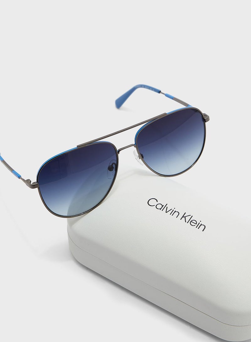 كالفن كلاين جينز نظارة شمسية افياتور - Image 4