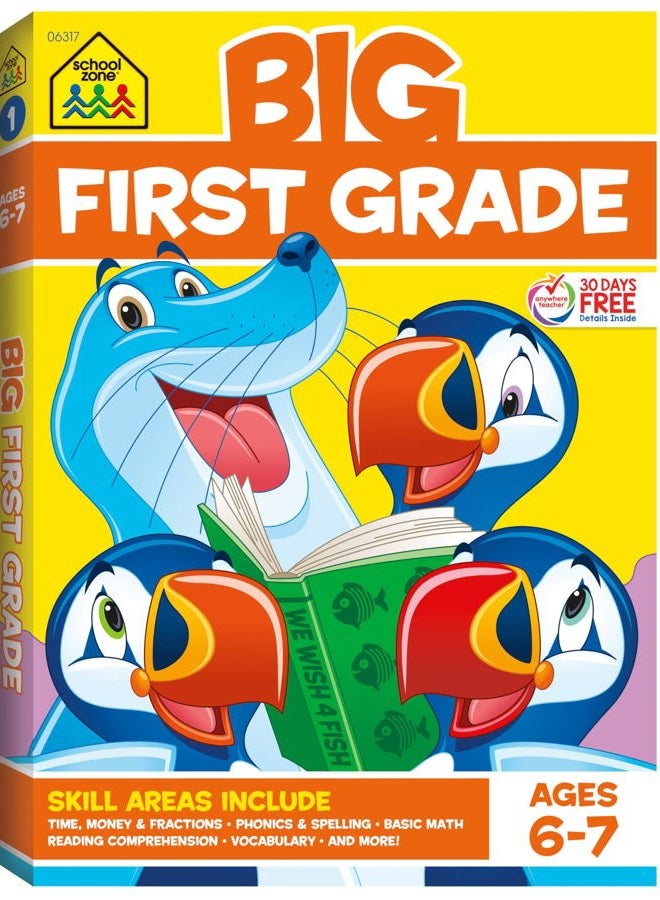 School Zone Big First Grade Workbook - Image 1