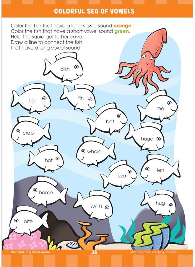 School Zone Big First Grade Workbook - Image 2