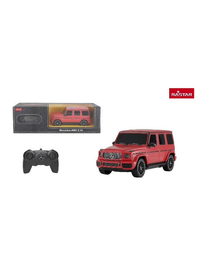 Rastar 1:24 Scale Mercedes-Benz G63 Remote Control Car, Officially Licensed Mercedes-Benz RC Toy Car for Kids - Image 2