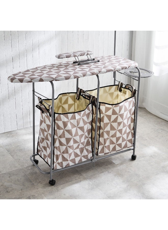 Home Box Corsica Foldable Ironing Board with Laundry Bag - 38x108 cm - Image 3