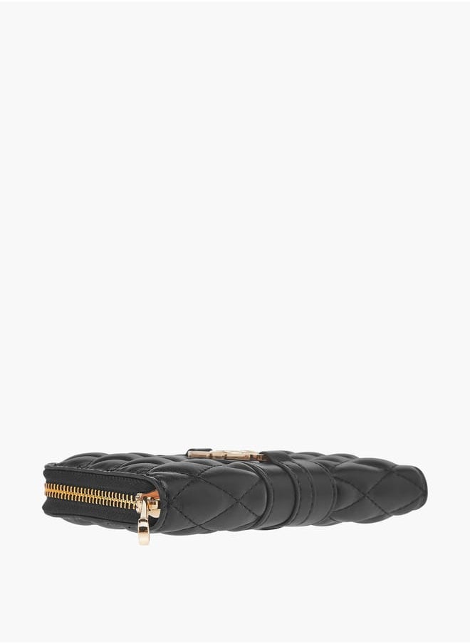 Celeste Womens Quilted Wallet With Zip Closure  - Image 4