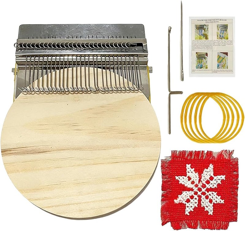 Portable Knitting Kit With 28 Pins For Sock Repair And Sweater Restoration - Image 1