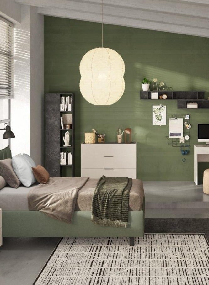 لوفت خزانة ملابس، مقاس L110XH83XD52CMS، لون أنثراسايت، خشب، صنع في إيطاليا-683192-02-A - Image 2