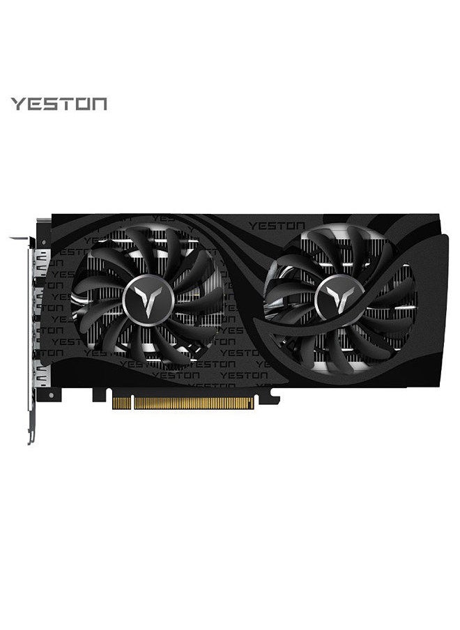 RTX3050-8G D6 GA Gaming Graphics Card 8G/128bit/GDDR6 Memory 2 Large Size Cooling Fans Metal Backplate DP*3+HD Ports