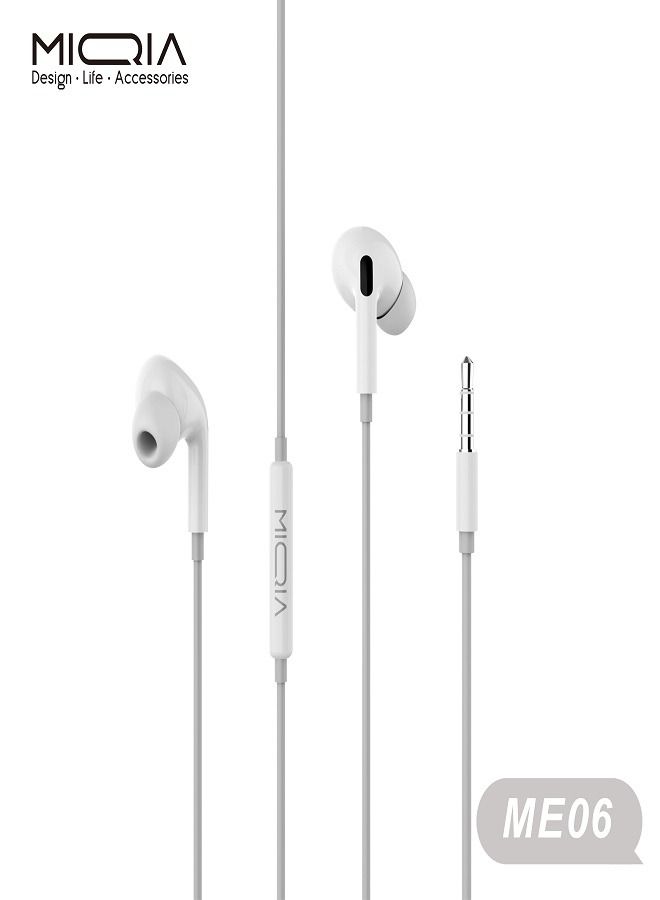 MIQIA سماعة أذن سلكية MIQIA 3.5 مم مع ميكروفون - Image 1