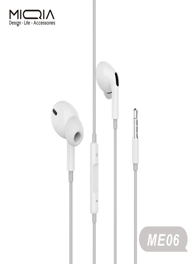 MIQIA سماعة أذن سلكية MIQIA 3.5 مم مع ميكروفون - Image 3