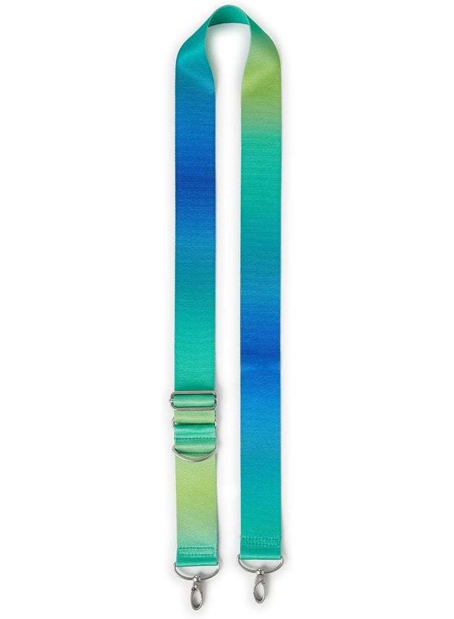 Baggallini Baggallini womens Wide Strap, Blue Green Ombre, One size  - Image 1