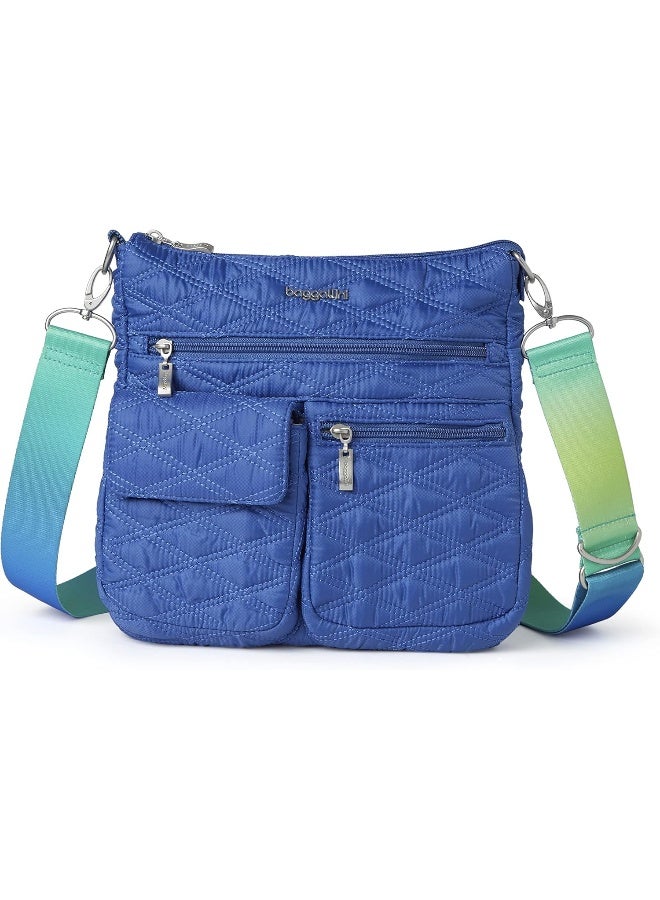 Baggallini Baggallini womens Wide Strap, Blue Green Ombre, One size  - Image 2