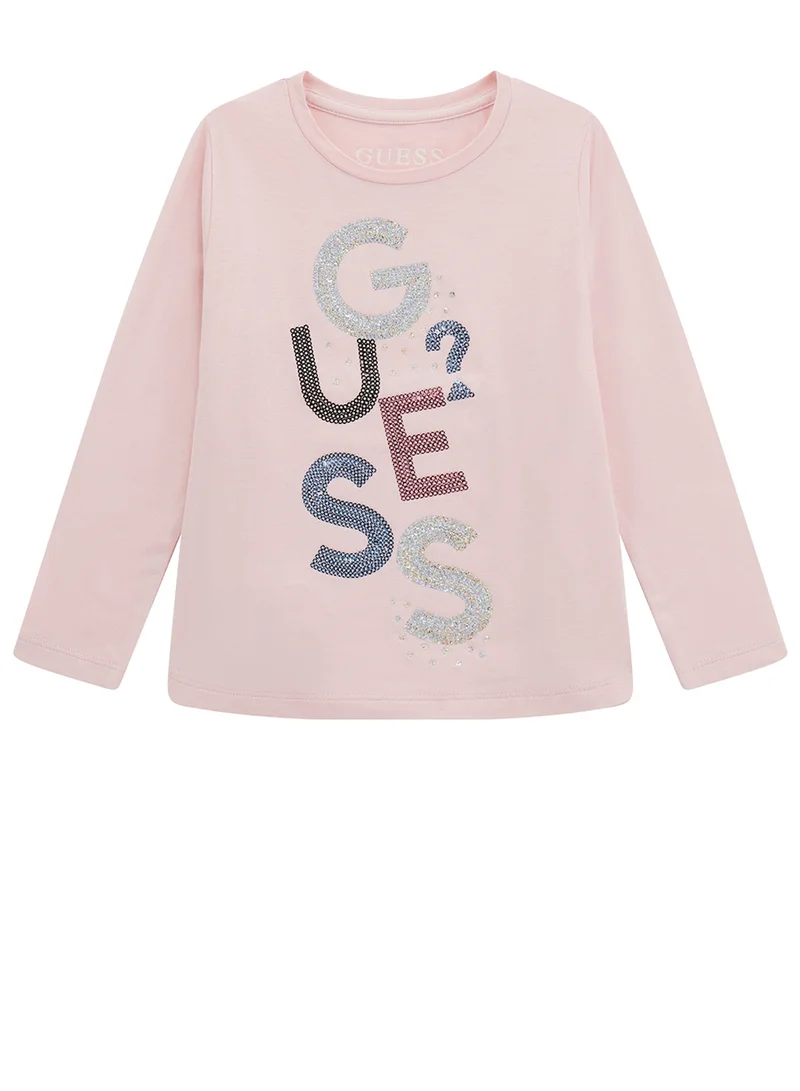 GUESS Kids Graphic Crew Neck T-Shirt
