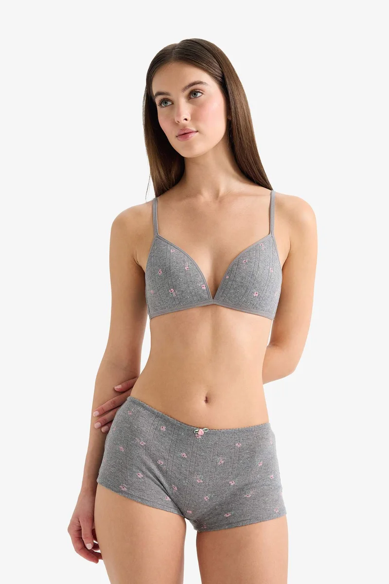 ديفاكتو Cotton Floral Slip Panty