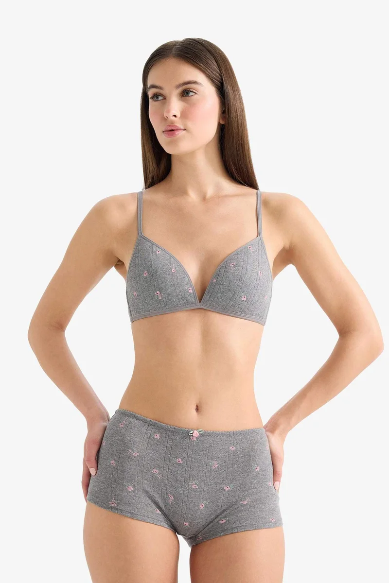 ديفاكتو Cotton Floral Slip Panty