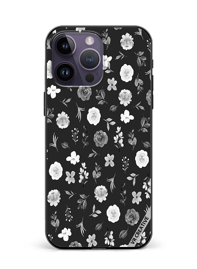 VR CREATIVE Protective Case Cover For Apple iPhone 16 Pro Flower Design Multicolour - Image 1