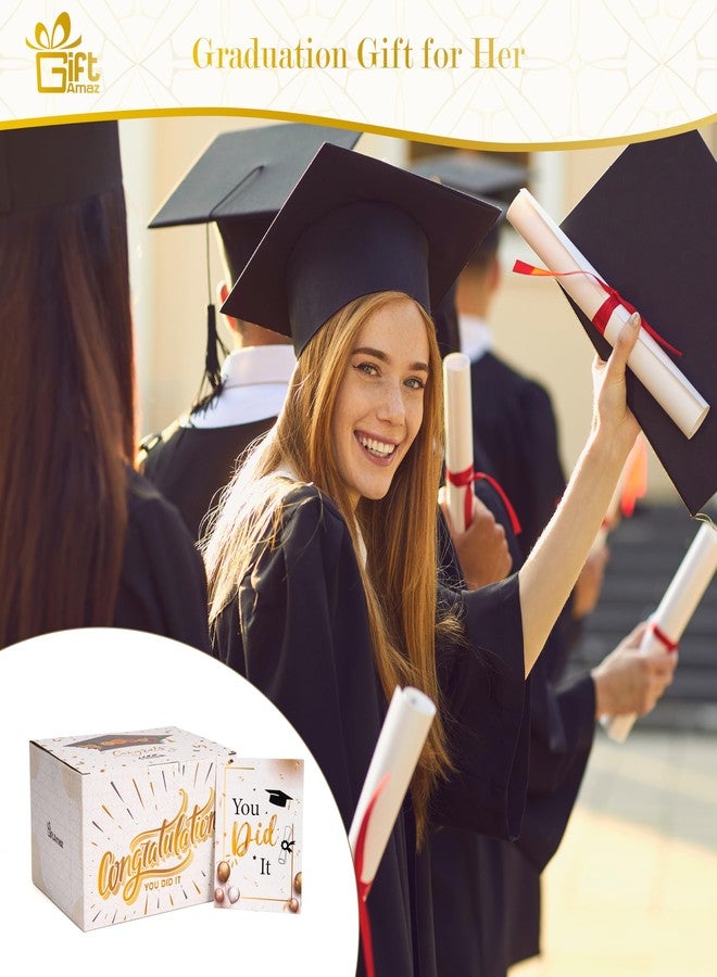 GiftAmaz Graduation Gifts Set for Her 2026, Congrats Grad Gift Basket for Class of 2026, College High School Senior Graduation Box includes Coffee Mug, Birthday Gift Set for Friends Daughter Sister - Image 2