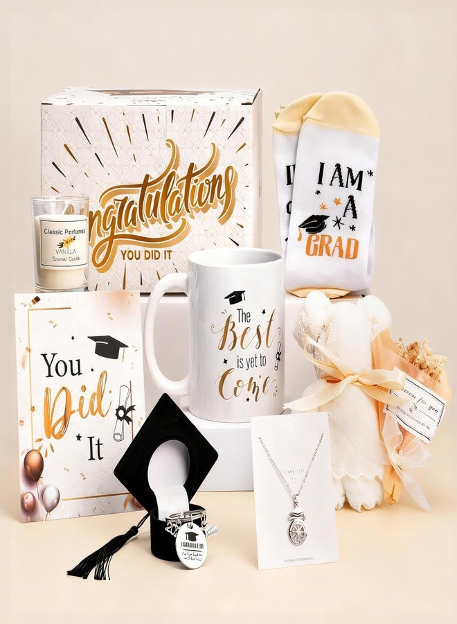 GiftAmaz Graduation Gifts Set for Her 2026, Congrats Grad Gift Basket for Class of 2026, College High School Senior Graduation Box includes Coffee Mug, Birthday Gift Set for Friends Daughter Sister - Image 1