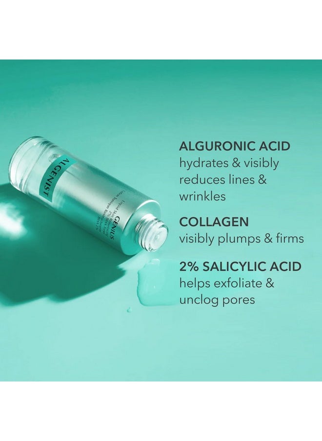 Algenist Algenist Genius Liquid Skin Resurfacing 2% BHA Toner - Facial Exfoliator for Fine Lines and Wrinkles - Collagen for Skin & Pore Refining Toner (100ml)  - Image 4