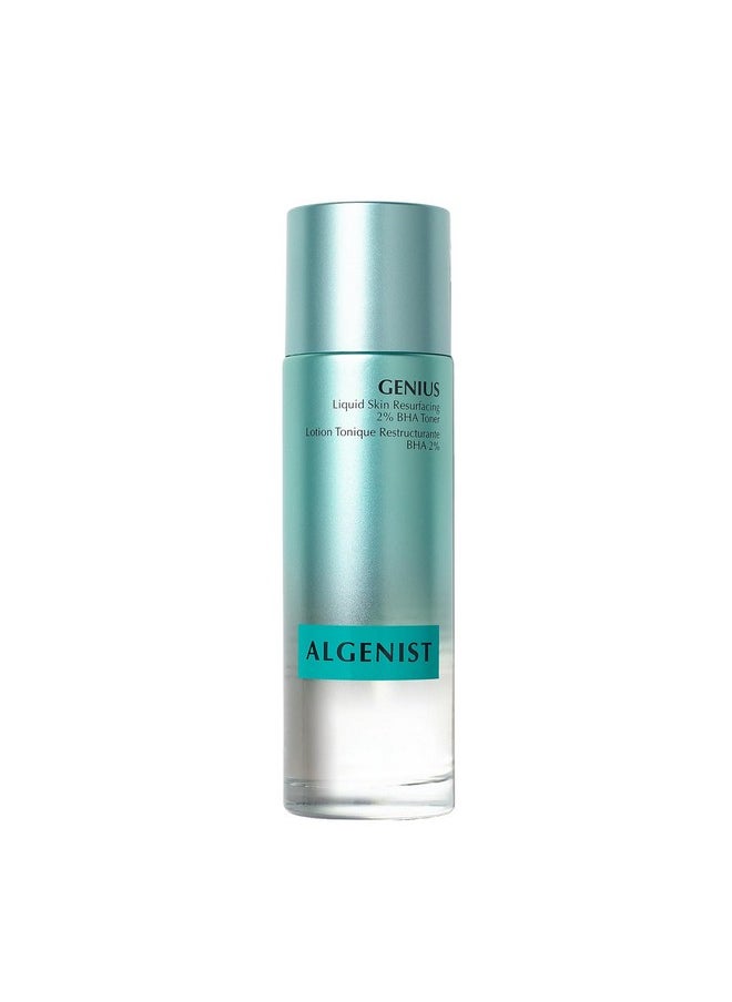 Algenist Algenist Genius Liquid Skin Resurfacing 2% BHA Toner - Facial Exfoliator for Fine Lines and Wrinkles - Collagen for Skin & Pore Refining Toner (100ml)  - Image 1