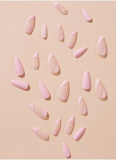 SYNSYB 24-Piece Short Square Press-on Toenails:Acrylic Fake Nails ,toe fake nails for Seamless Fit  - Image 2