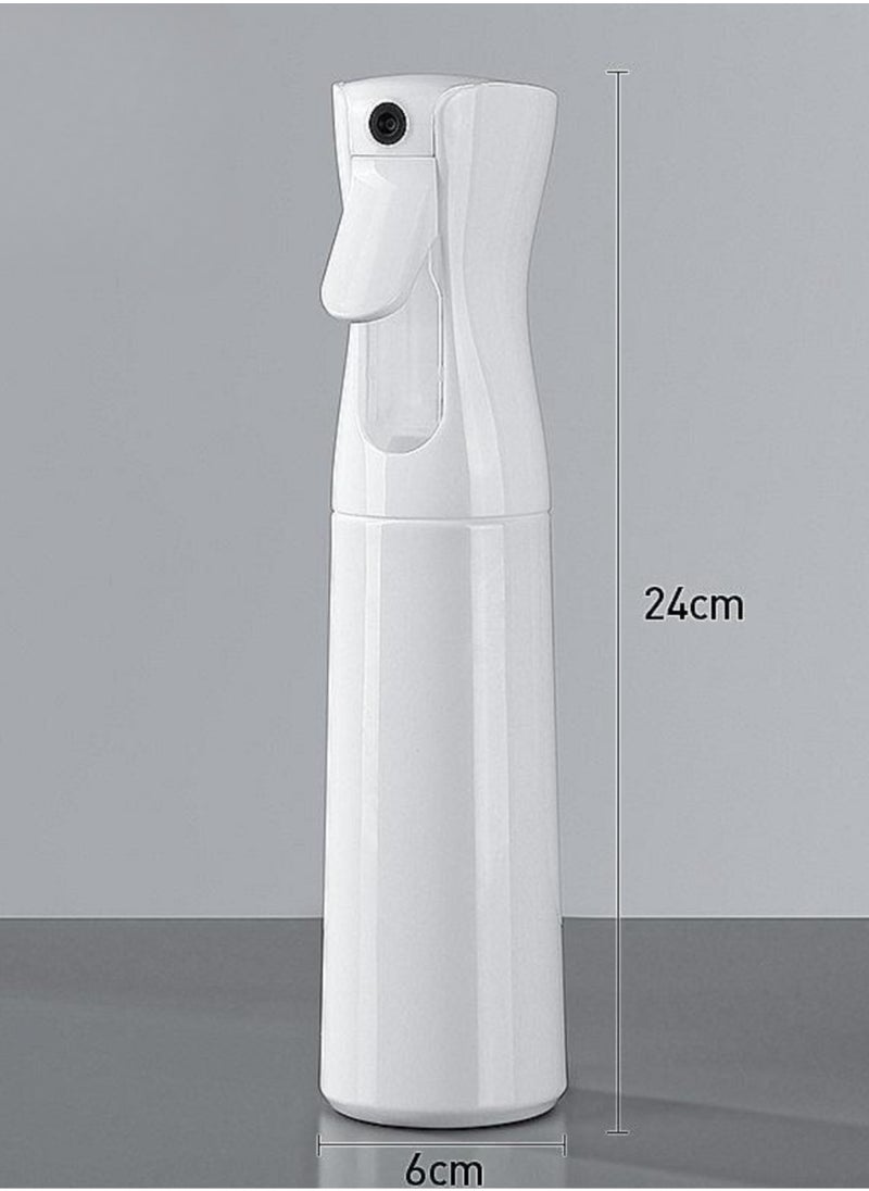 KHAJUL Water Spray Bottle for Hair 10oz, Large Ultra Fine Continuous for Hairstyling, Skin Care, Cleaning, Plants and Misting, White  - Image 2