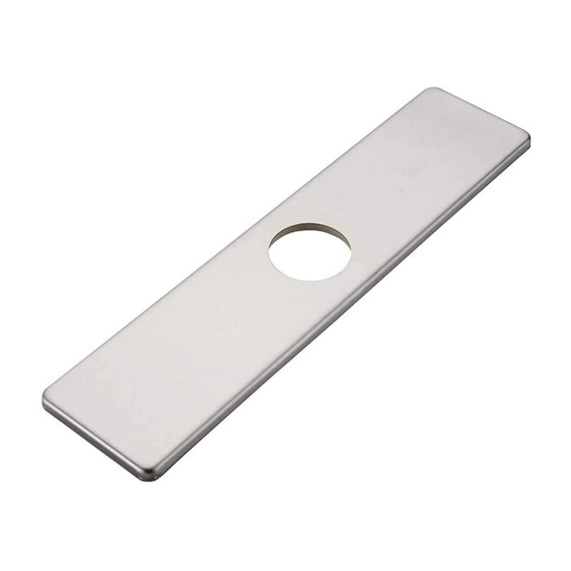 BWE مربع 10 بوصة المطبخ بالوعة صنبور الفتحة غطاء سطح السفينة لوحة شعار - Image 1