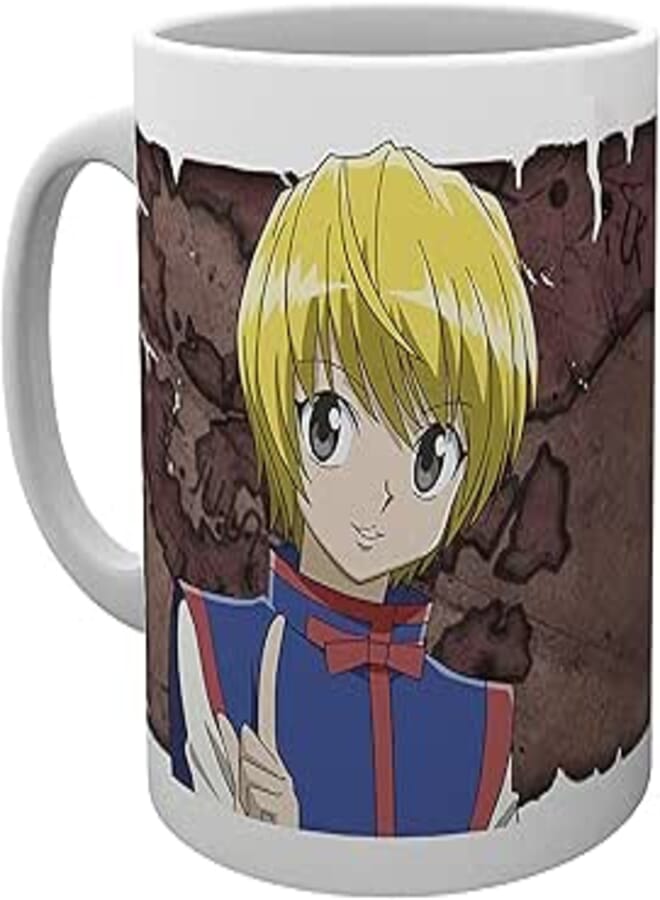 ABYstyle Hunter x Hunter Kurapika Ceramic Coffee Tea Mug 10 Oz. Anime Manga Drinkware Home Essentials Gift