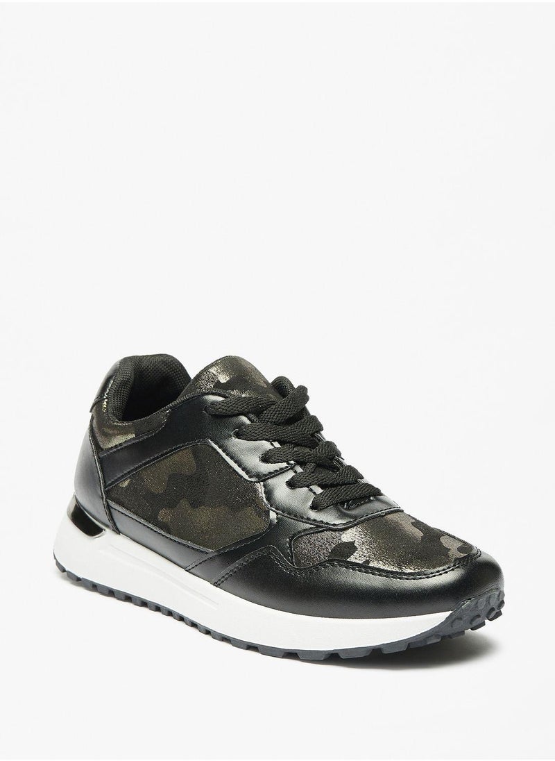 Flora Bella - Lace Up Low Top Sneakers - Image 1