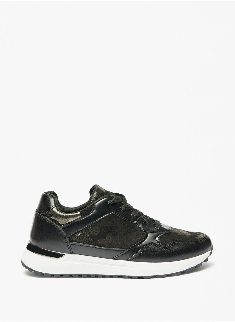 Flora Bella - Lace Up Low Top Sneakers - Image 1