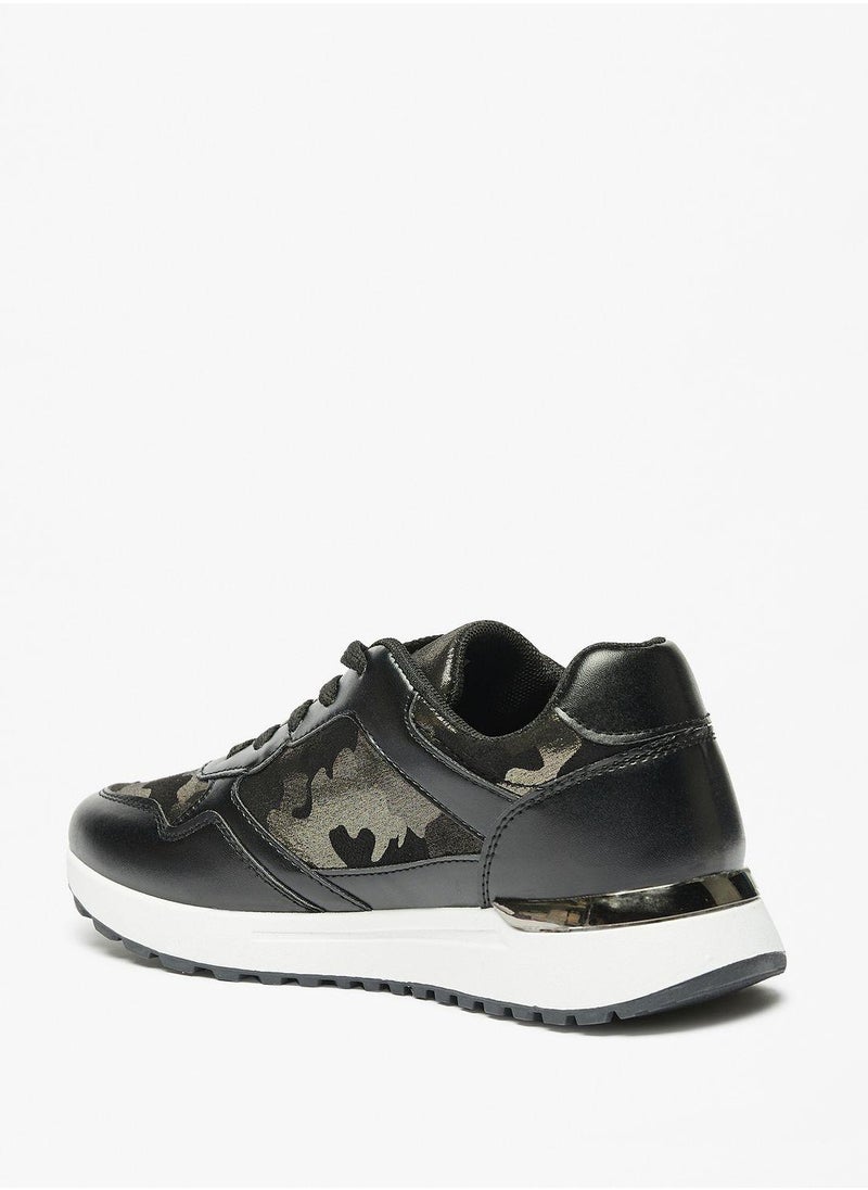 Flora Bella - Lace Up Low Top Sneakers - Image 1
