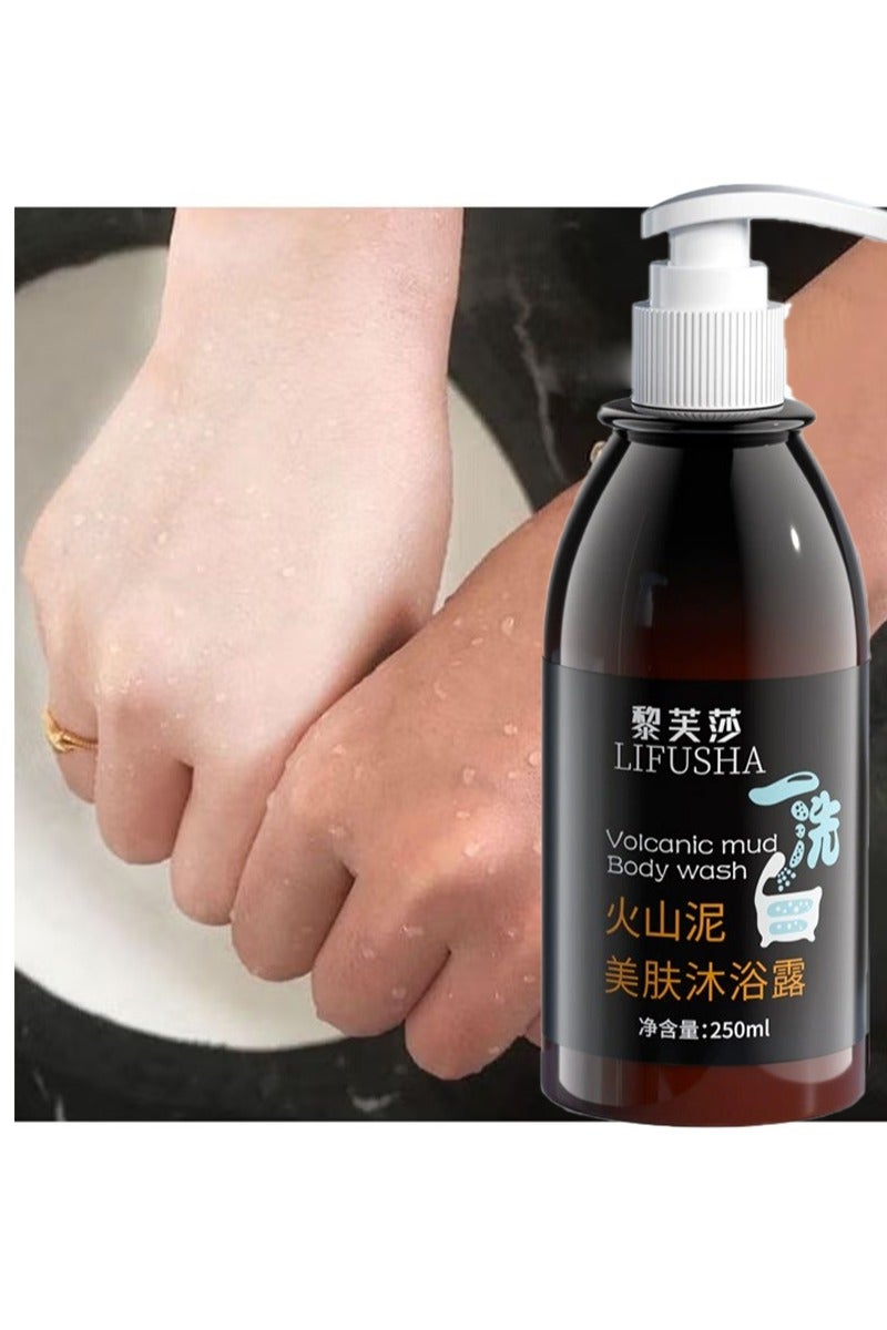 ليفوشا الطين البركاني هلام الاستحمام في أعماق البحار الطين تبييض الجسم - Image 1