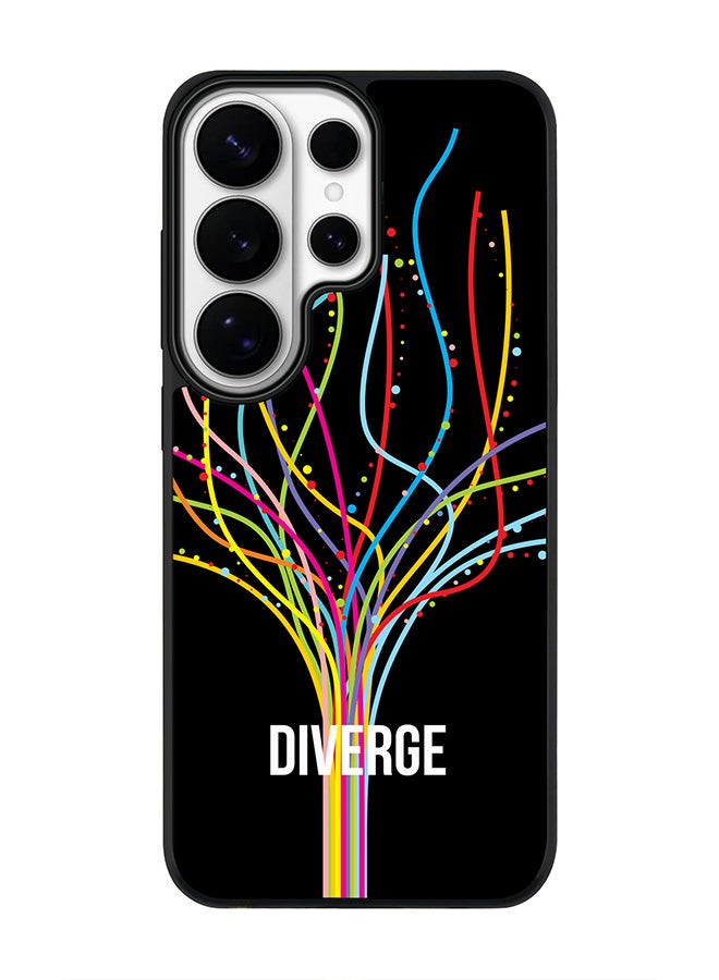 Stylizedd For Samsung Galaxy S26 Ultra Case, [Compatible with MagSafe] Slim Magnetic cover Phone Case - Diverge (Black) - Image 1