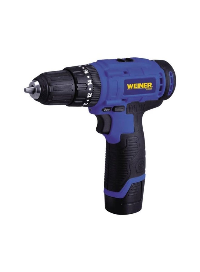 WEINER TECH WEINER CD12V 12V Electric Drill with Adjustable Speed ​​for Drilling in Wood and Metal - Image 1