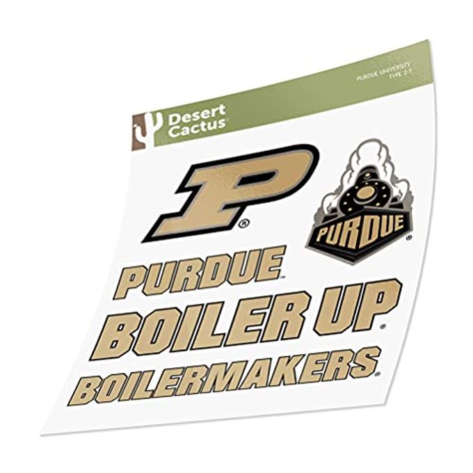 Desert Cactus Purdue University Sticker Boilermakers Vinyl Decals Laptop Water Bottle Car Scrapbook T2 (Type 2) - Image 3