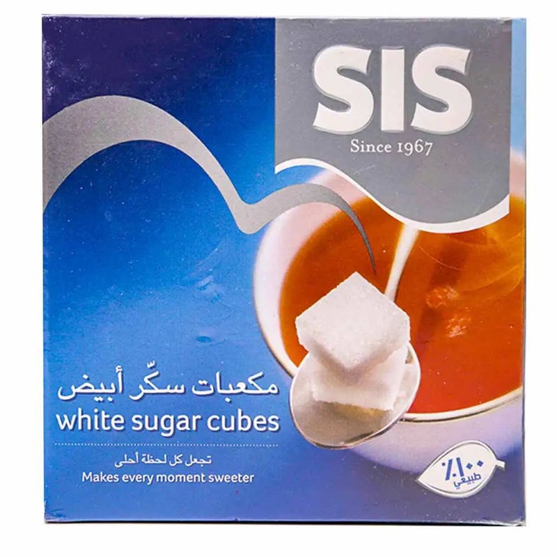 Sis white Sugar Cubes, 454Grm