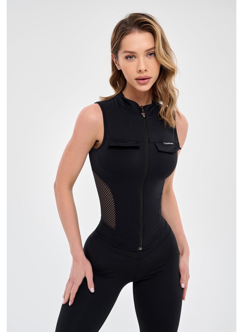 بونا فيدي تيشيرت نسائي بدون أكمام بونا فايد - بلوزة نسائية بدون أكمام - بلوزات مريحة أنيقة كاجوال - Image 4