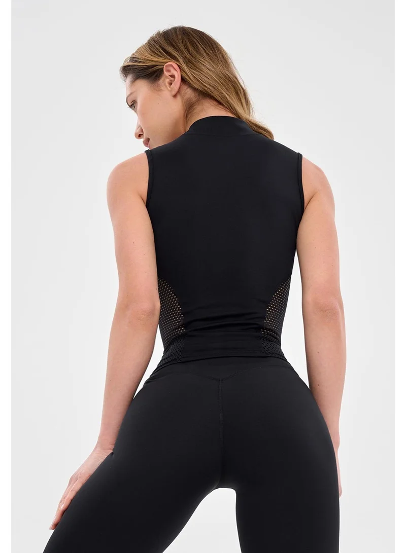 Bona Fide Cop Top Black Cop Sport Gym Top for Women for Women | Best Price UAE