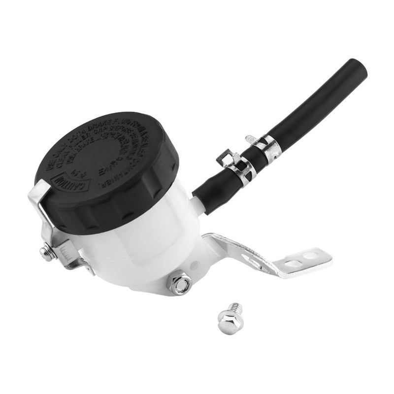 Motorcycle Brake Reservoir High Quality Plastic Durable No Leak Fluid Reservoir - Low Profile Design for Suzuki SV650 SV1000 GSX-R600 GSX-R750 GSX-R1000 - Image 1