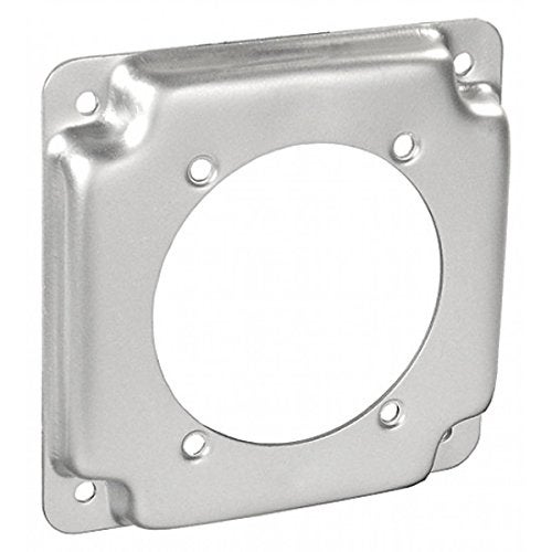 2 Pcs Steel 4 Square 12 in Raised 3050 Amp Receptacle 2441 in Diameter Industrial Surface Cover for Quick Installation of Devices Switches