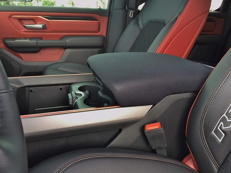 it's us Center Console Lid Middle Armrest Cover Protector Fit for Ram 1500 2500 3500 Big Horn Limited Laramie Rebel TRX Lone Star Sport 2019 2020 2021 2022 2023 2024 2025 - Image 2