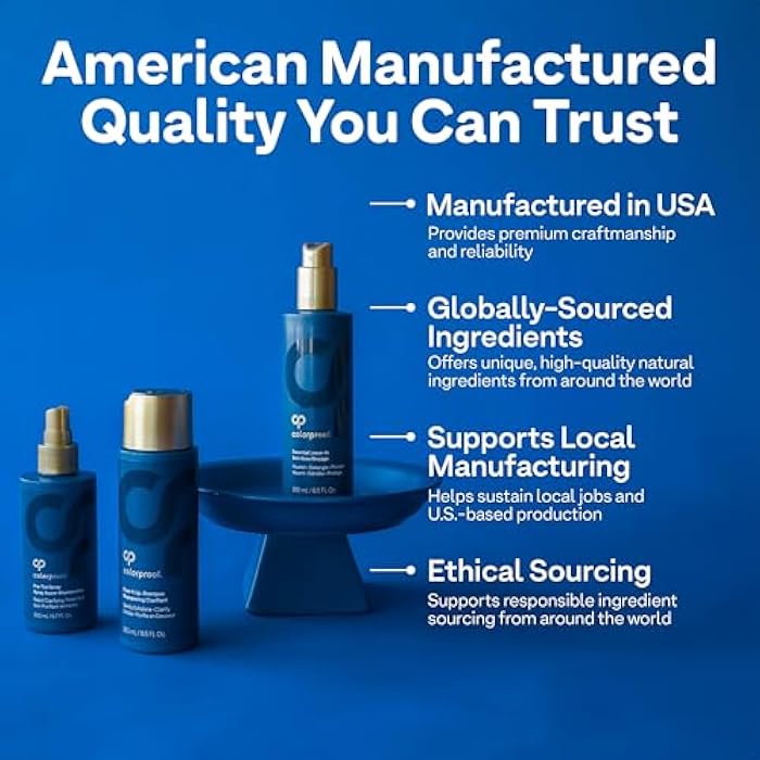 Colorproof Leave-In Treatment Spray 8.5 Fl. Oz. Heat Protection Spray for Hair, Smoothing and Detangling Spray with Color Protection, Coconut & Lemongrass Scent - Image 5